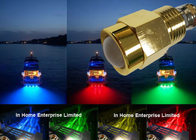IP68 ramano il tappo di scarico subacqueo delle luci 9W della barca LED con colore fantastico