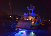 La barca blu di navigazione 12V LED accende la luce subacquea del LED per la barca del pontone