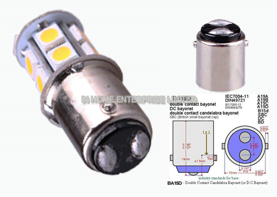 luce bianca calda 10V - 30V 13PCS 5050 SMD del marinaio LED del lume 180lm