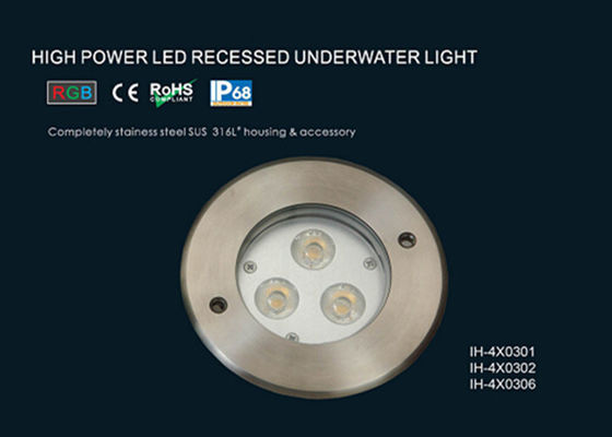 La luce subacquea marina dell'acciaio inossidabile IP68 LED/crogiolo di yacht accende impermeabile principale
