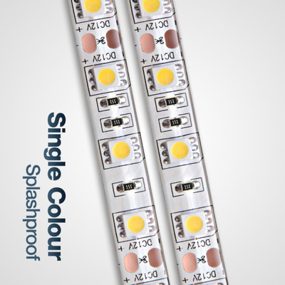 Lampade fluorescenti flessibili 12V 60 LEDs/M di SMD 5050 RGB LED 5 m. per illuminazione domestica