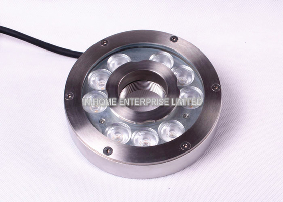 La fontana subacquea di RGB 9W/27W LED si accende con le luci dello stagno del regolatore/LED di rf