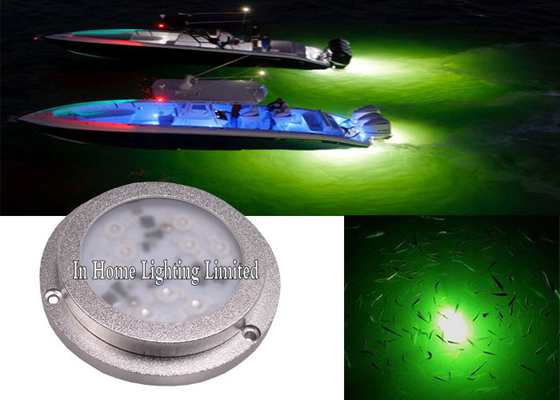 luce IP68, luce subacquea della barca di 27W Bluetooth RGB LED dell'acciaio inossidabile