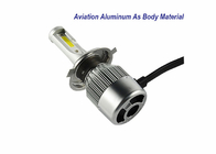 Lampadine di alluminio del faro H4 di aviazione, H7 lampadine dell'automobile leggera capa dell'auto LED