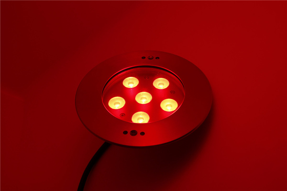 12V IP68 ha messo le luci subacquee leggere subacquee dello stagno dell'angolo d'apertura 10° RGB LED