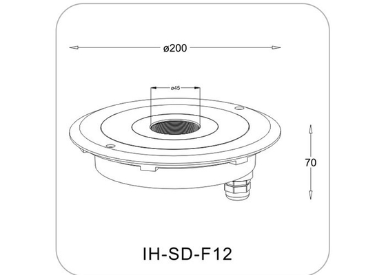 L'anello subacqueo caldo o fresco di bianco 316SS Dimmable 28W LED si accende per le fontane