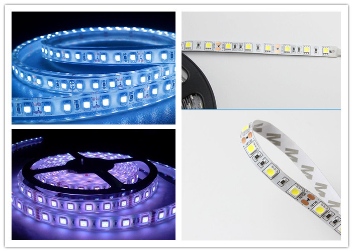 Lampade fluorescenti flessibili 12V 60 LEDs/M di SMD 5050 RGB LED 5 m. per illuminazione domestica