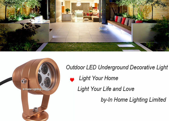 l'alluminio all'aperto 9W IP67 della luce del giardino di 12V LED impermeabilizza le luci del punto del giardino di RGB